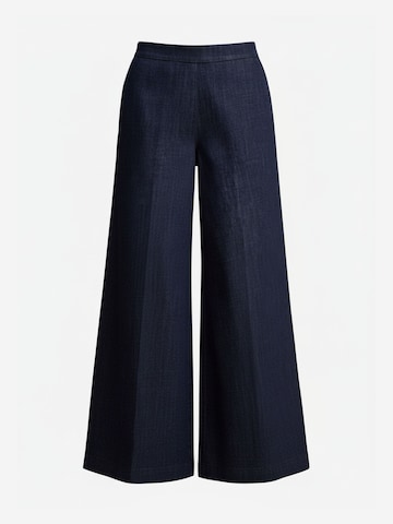Il Lanificio Loose fit Pants in Blue: front