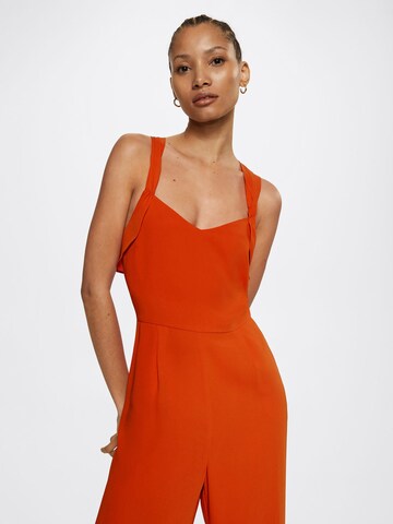 MANGO Jumpsuit 'Mirlo' in Orange