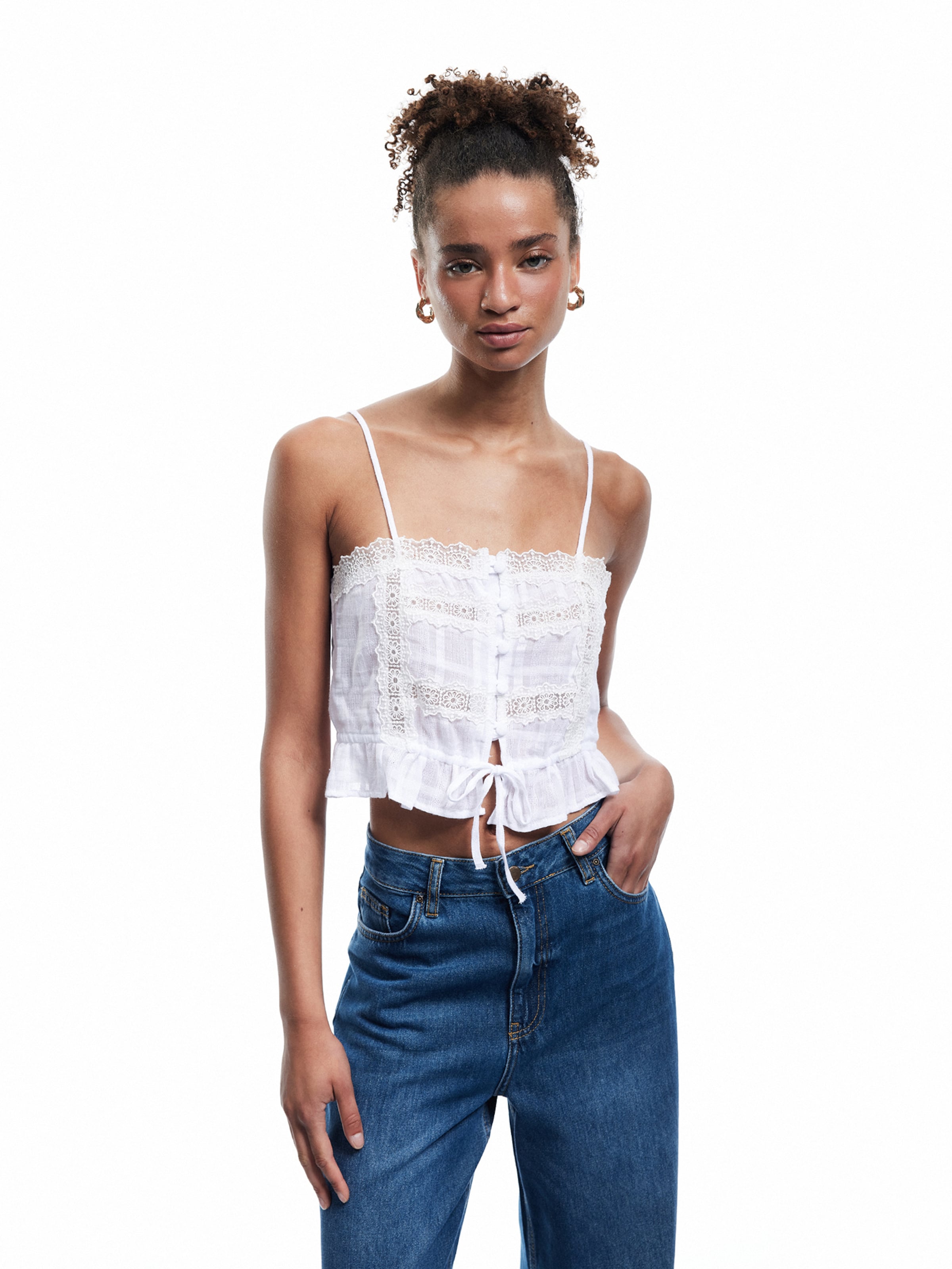 Koton Top in White: front