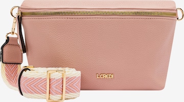 L.CREDI Olkalaukku 'Oliana' värissä vaaleanpunainen: etupuoli