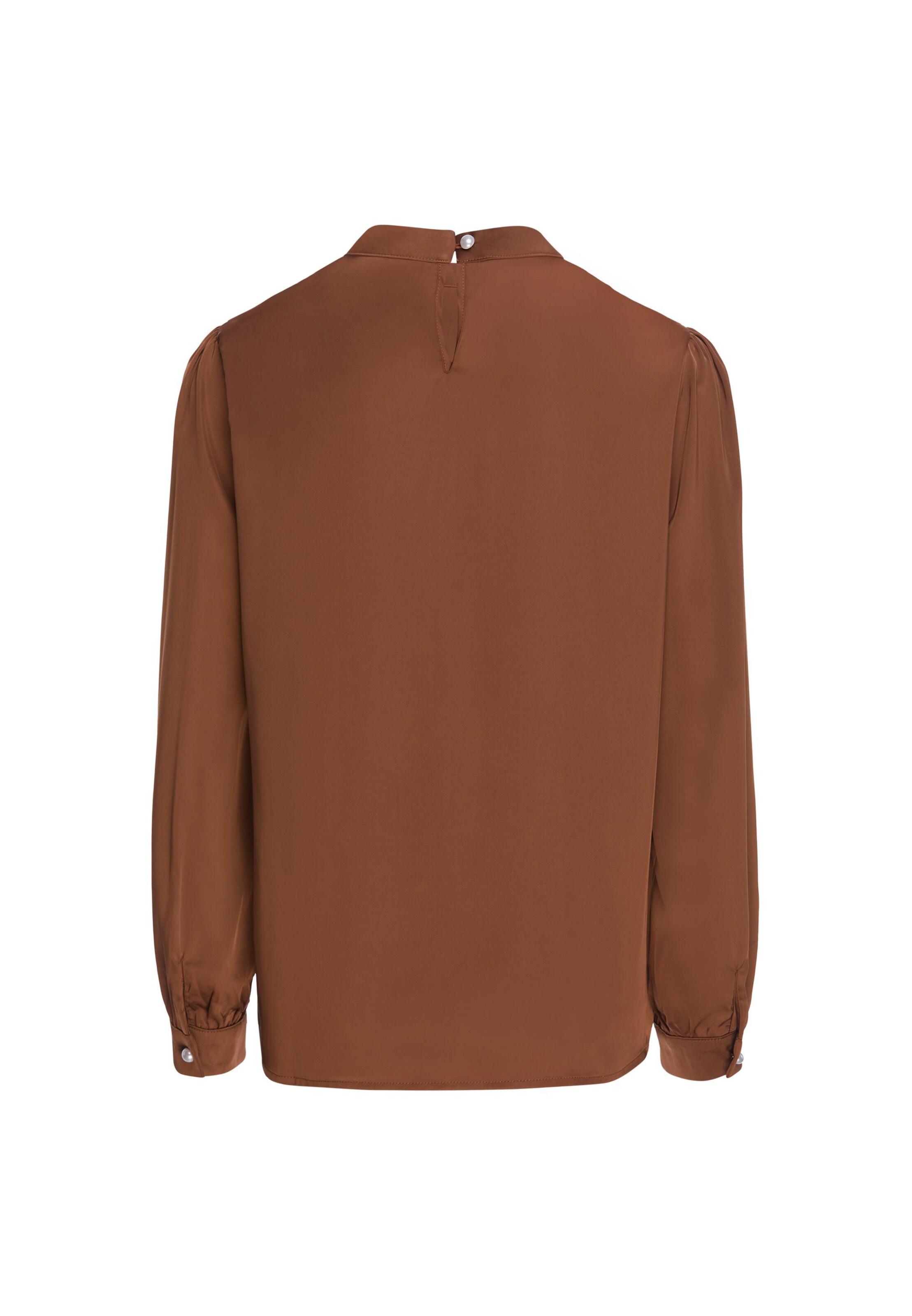 usha BLACK LABEL - Blusa en marrón