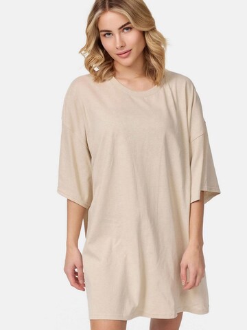 Worldclassca Oversized Shirt in Beige