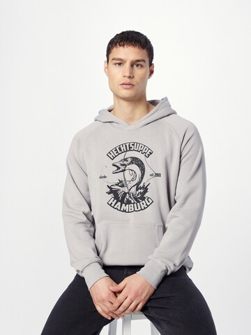 Derbe Sweatshirt in Grau: Vorderseite