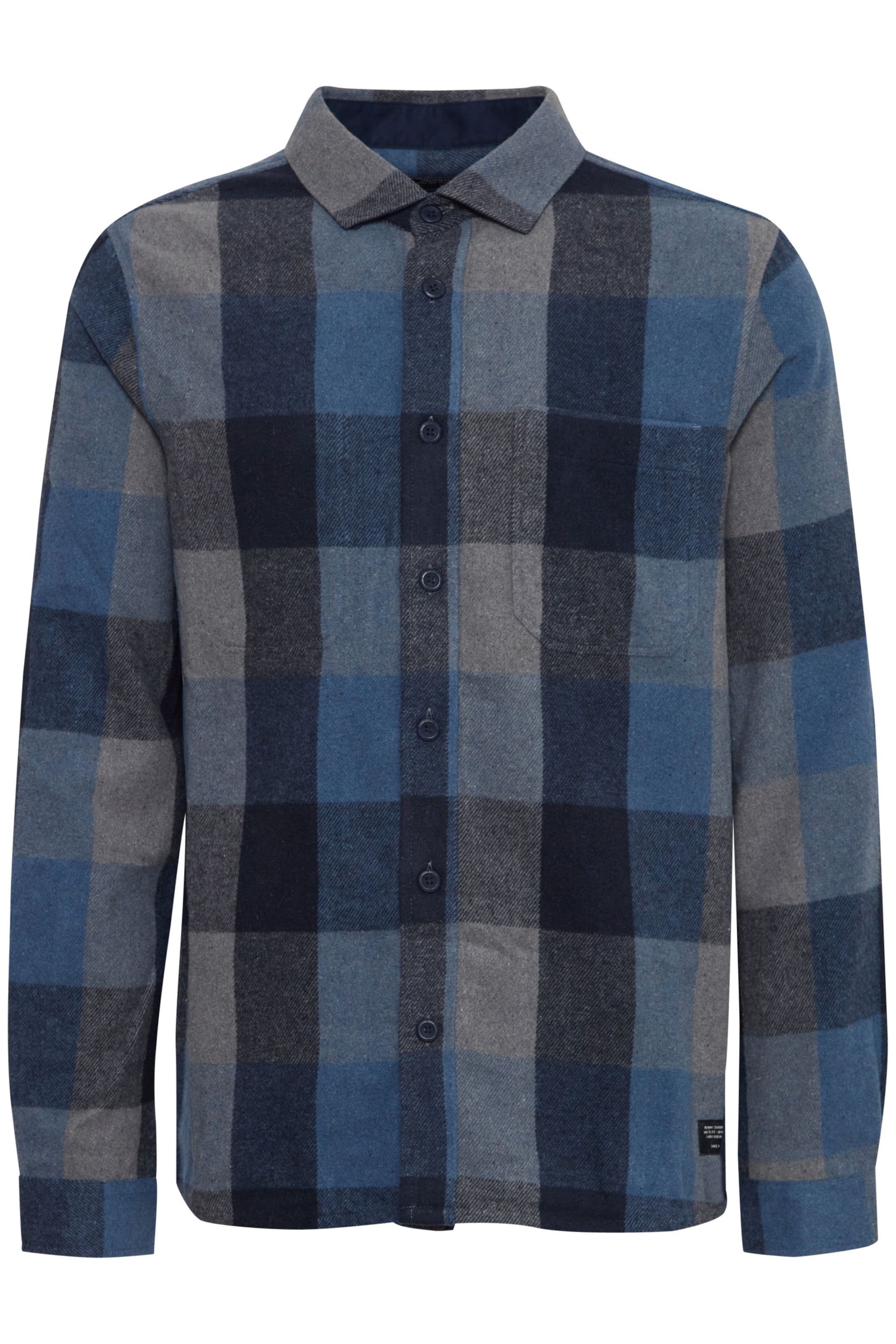 INDICODE JEANS Regular Fit Hemd 'Valmer' in Blau: Vorderseite