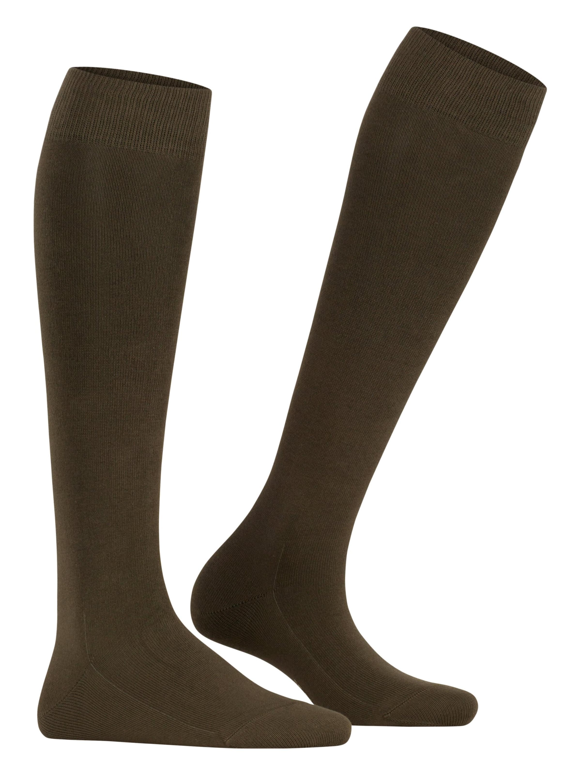 FALKE Knee High Socks 'Family' in Green