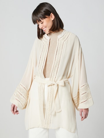 Guido Maria Kretschmer Women Kimono 'Pernilla' in Beige: predná strana