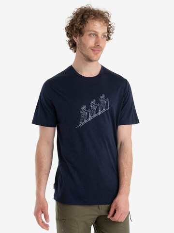 T-Shirt 'Natural' ICEBREAKER en bleu : devant