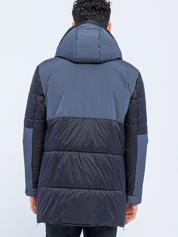 Ron Tomson Winter Coat in Blue