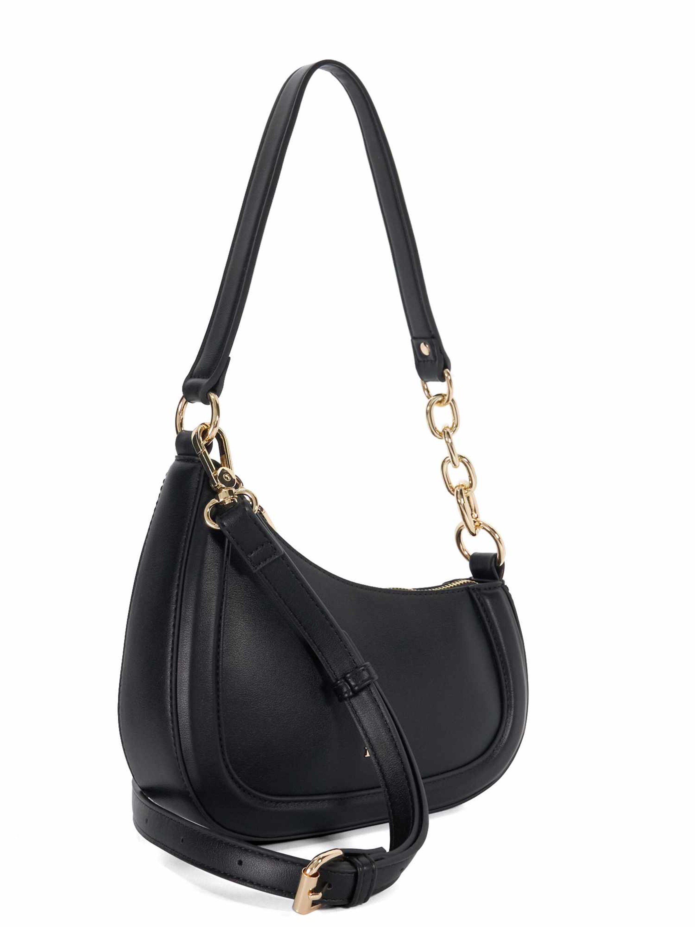 Dune LONDON Schultertasche 'Direction' in Schwarz