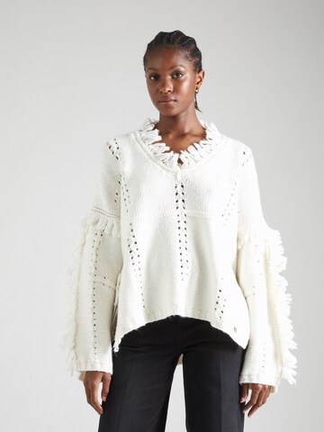 Twinset Sweater in White: front