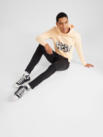 JACK & JONES Sweatshirt 'CHILL' in Orange