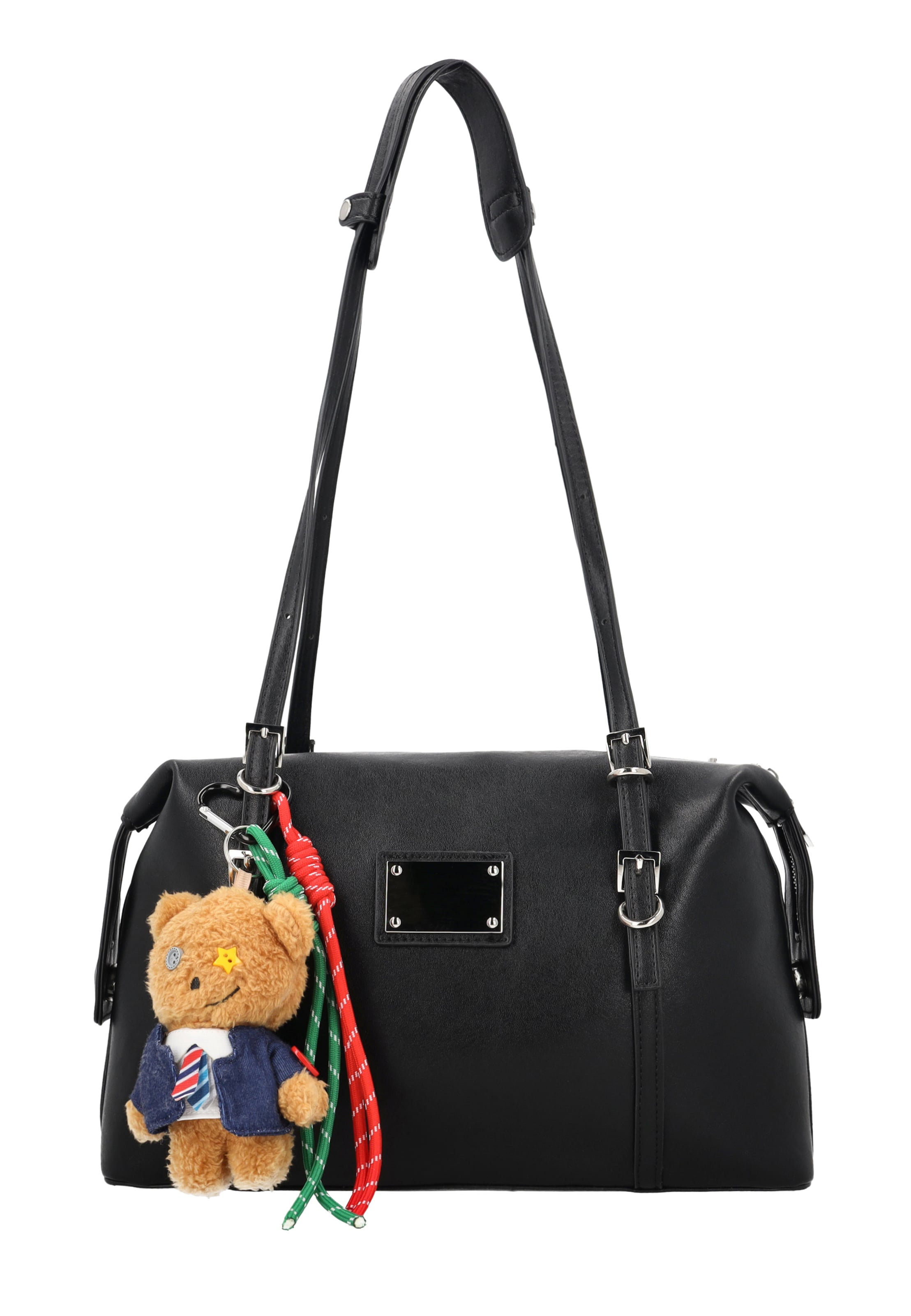 MYMO Schultertasche in Schwarz: Vorderseite