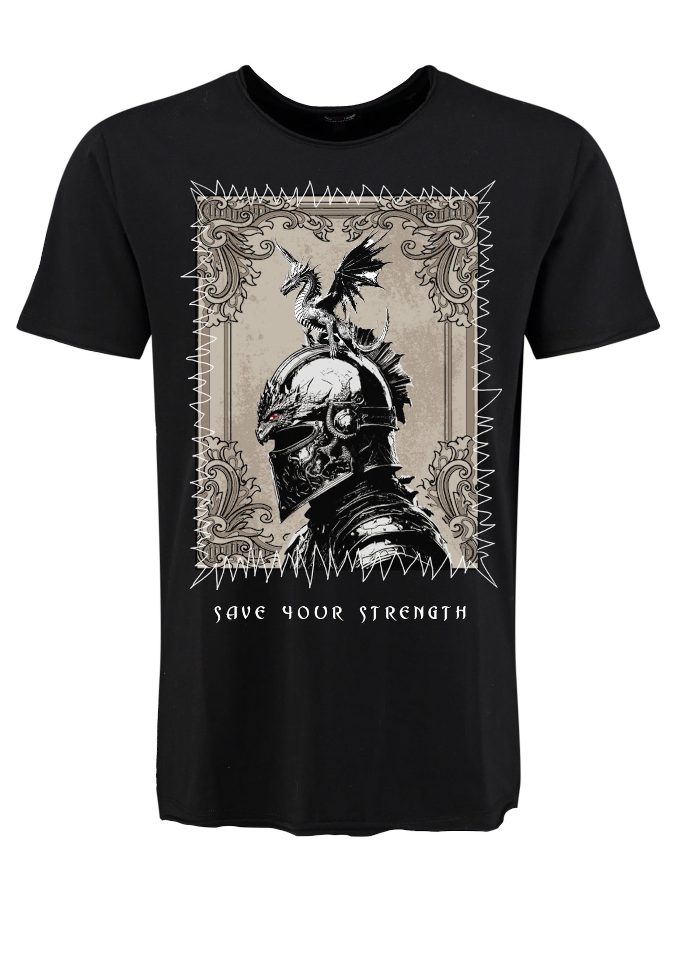 Key Largo T-shirt 'Strength' i svart: framsida