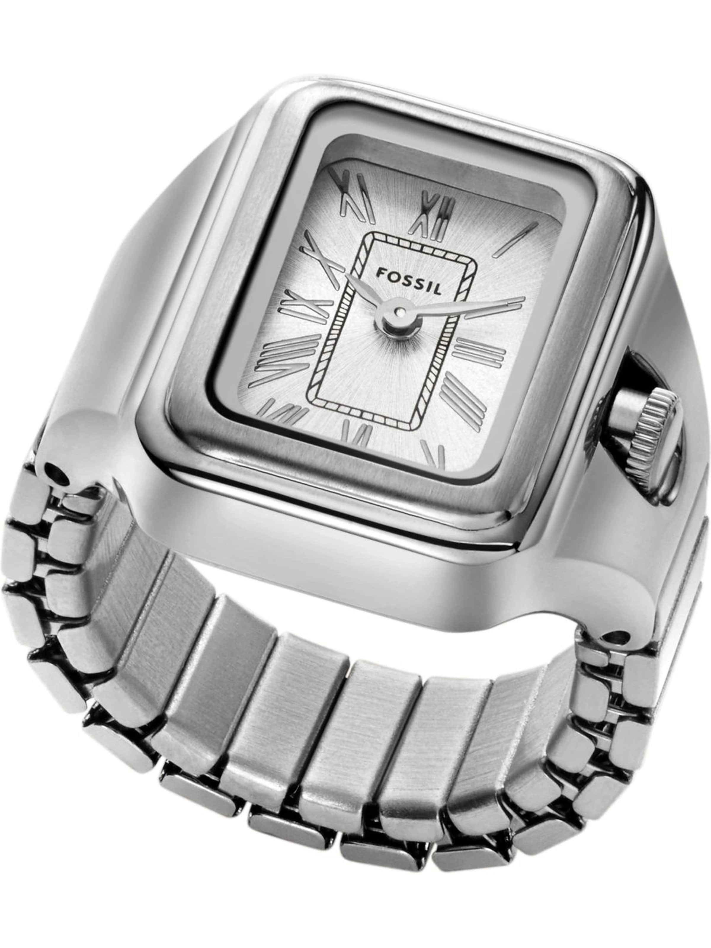 Montre à affichage analogique 'RAQUEL' FOSSIL en argent : devant