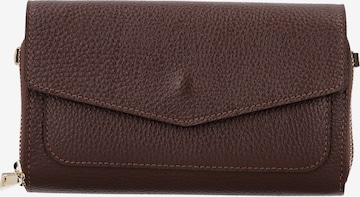 brūns faina "Clutch" stila somiņa: no priekšpuses