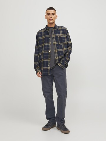 JACK & JONES Regularen Kavbojke 'JJIMike JJOriginal' | siva barva