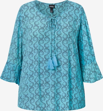 Ulla Popken Tuniek in Blauw: voorkant
