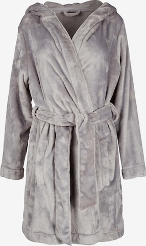 Peignoir court Skiny en gris : devant