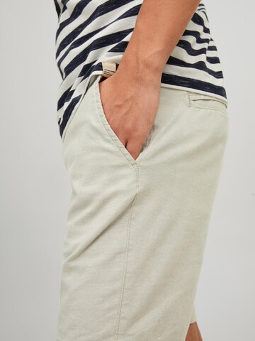 JACK & JONES - Regular Calças chino 'Dave' em cinzento