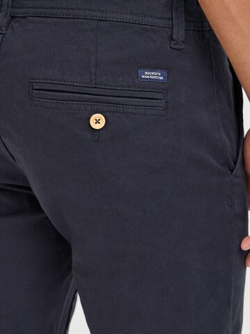 BLEND Slim fit Chino Pants 'Natan' in Blue