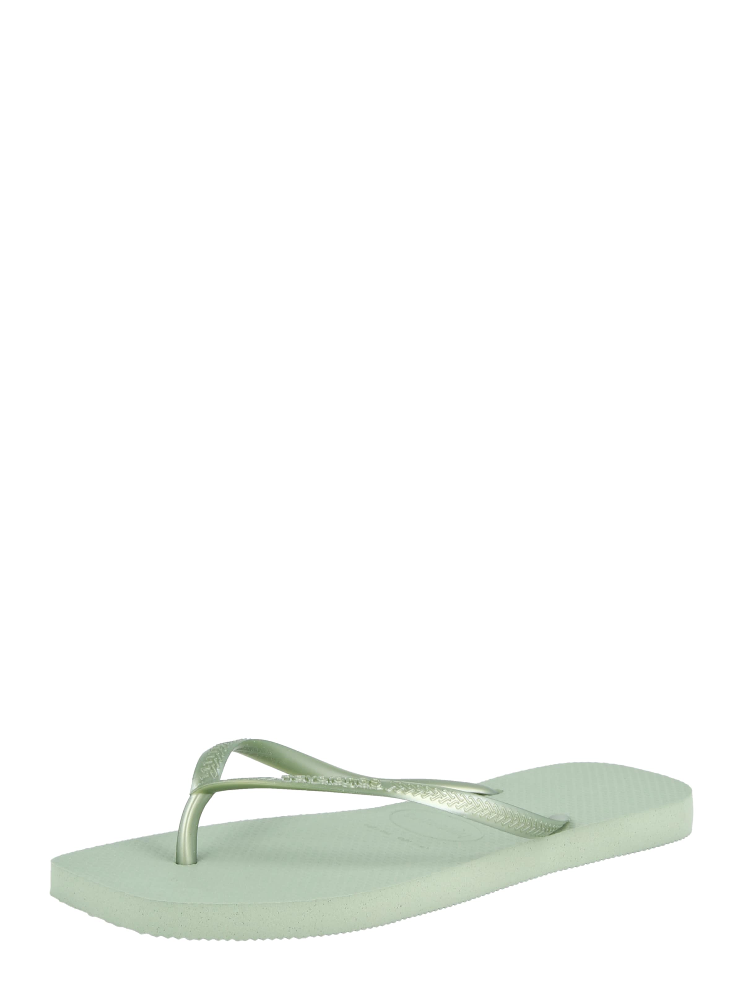 HAVAIANAS Varbavaheplätu 'SLIM SQUARE', värv roheline: eest vaates
