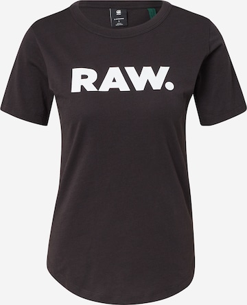 T-shirt G-Star RAW en noir : devant