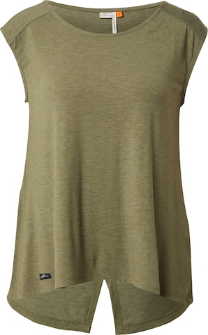T-shirt 'DOMCA' Ragwear en vert : devant