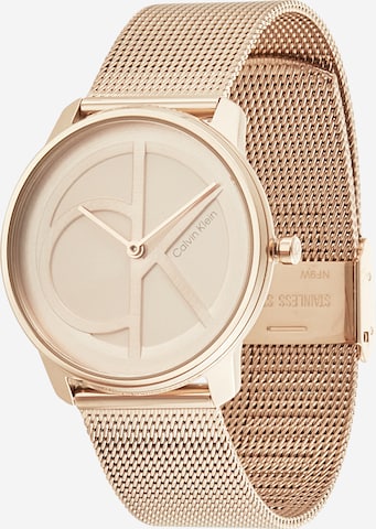Calvin Klein - Relógios analógicos em ouro: frente