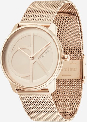 Calvin Klein Analoog horloge in Goud: voorkant