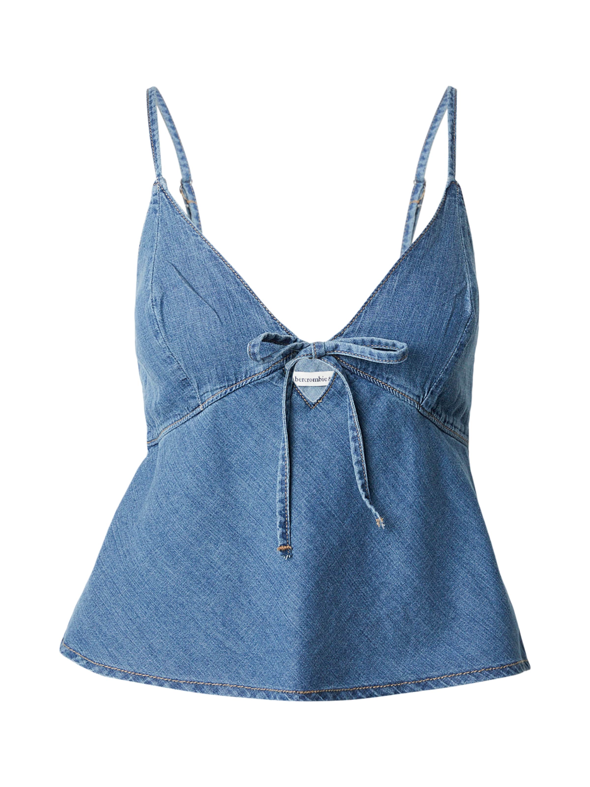 Abercrombie & Fitch Top 'BELLA' | modra barva: sprednja stran