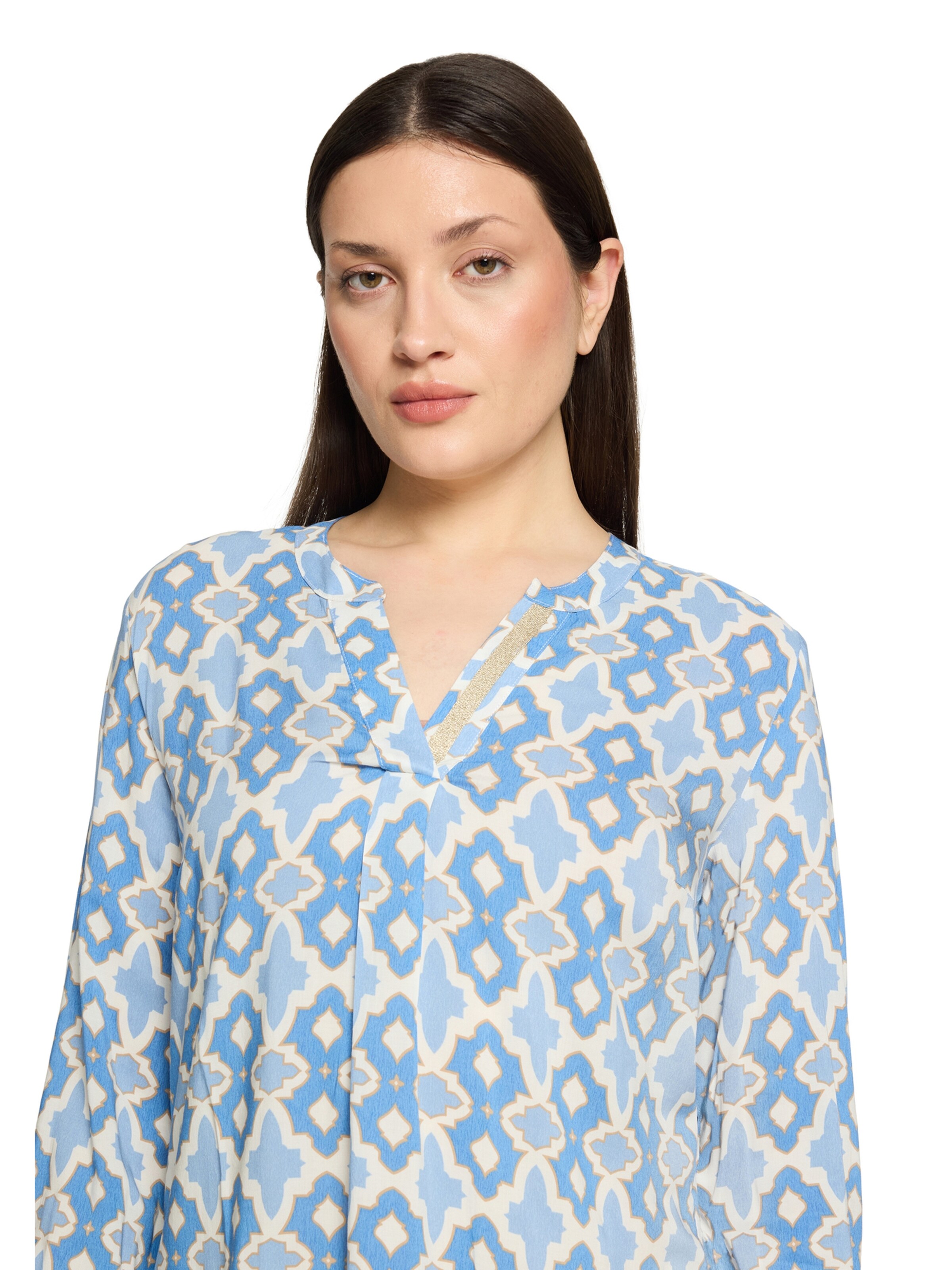 Cartoon Bluse in Weiß