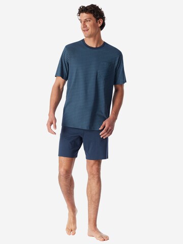 Pyjama long ' Comfort Essentials ' SCHIESSER en bleu