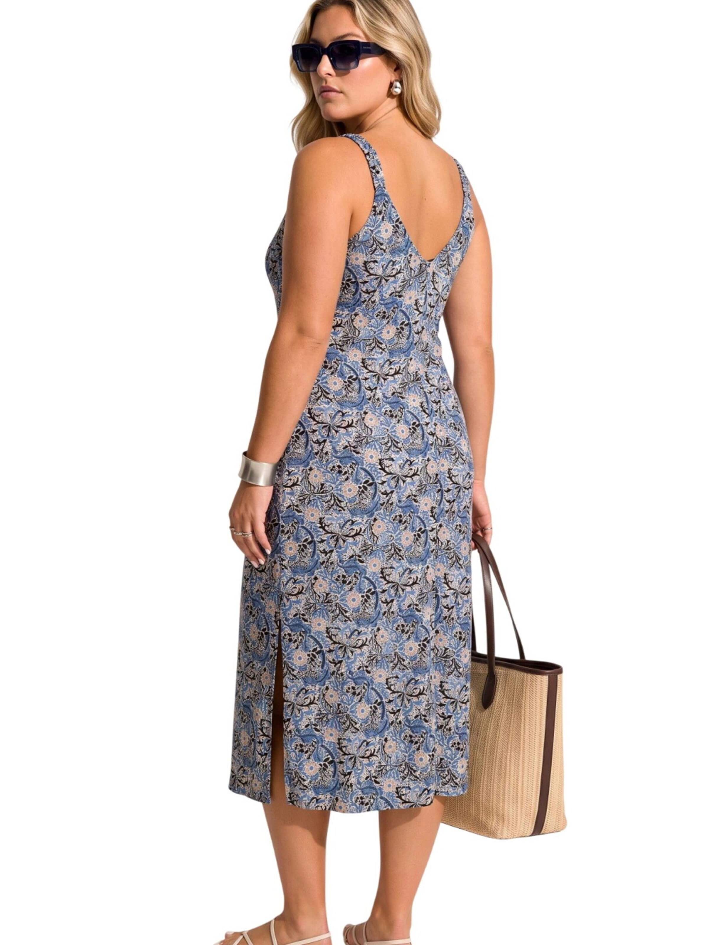 Robe Shape Of You en bleu