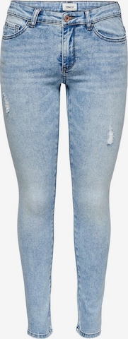 Only Tall Skinny Jeans in Blauw: voorkant