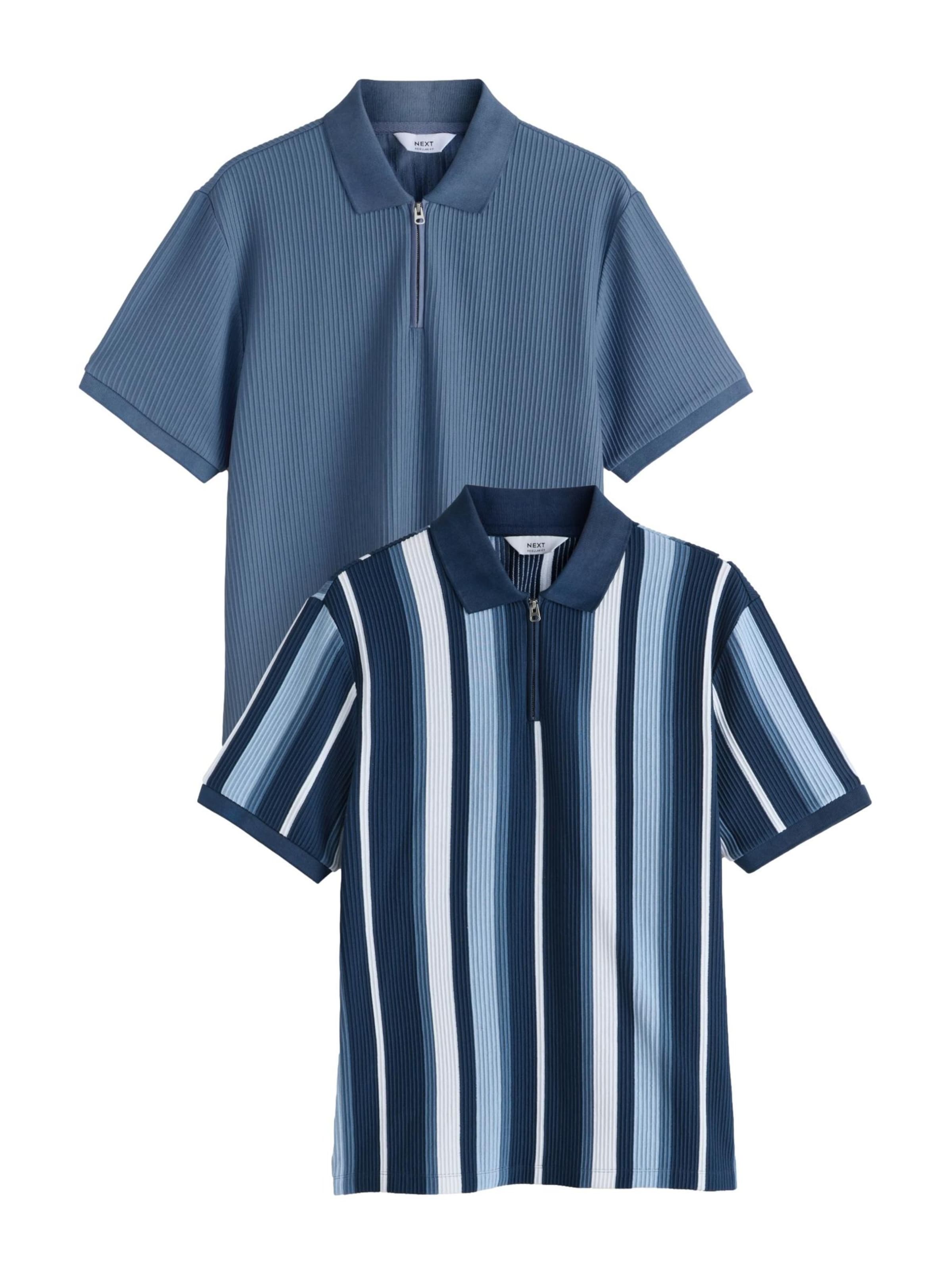 Marškinėliai iš Next, spalva – tamsiai mėlyna / opalo / šviesiai mėlyna / balta, Prekių apžvalga