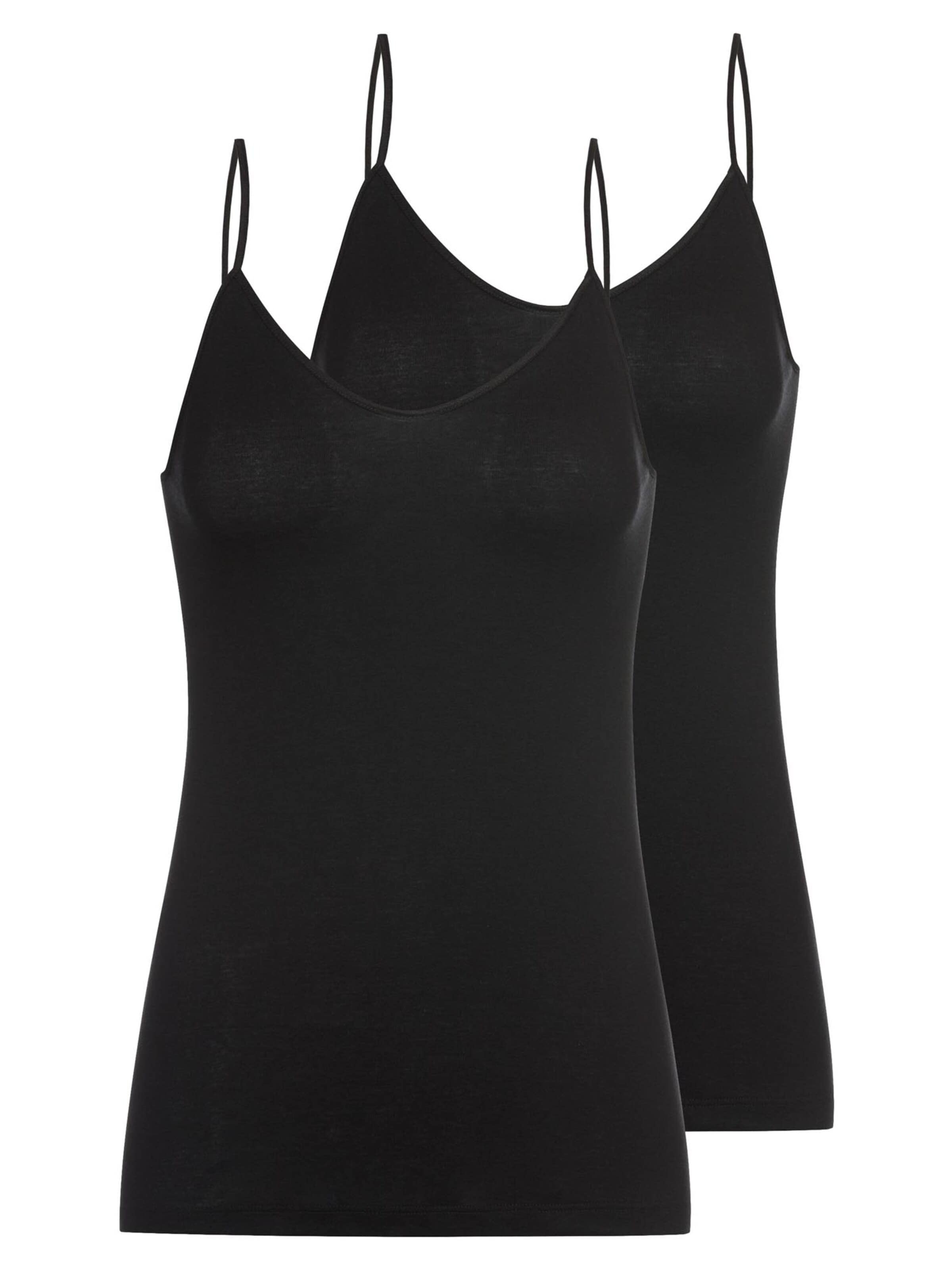 Mey Undershirt 'Noblesse' in Black: front
