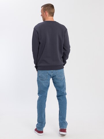 Cross Jeans Sweatshirt '25406' in Grau