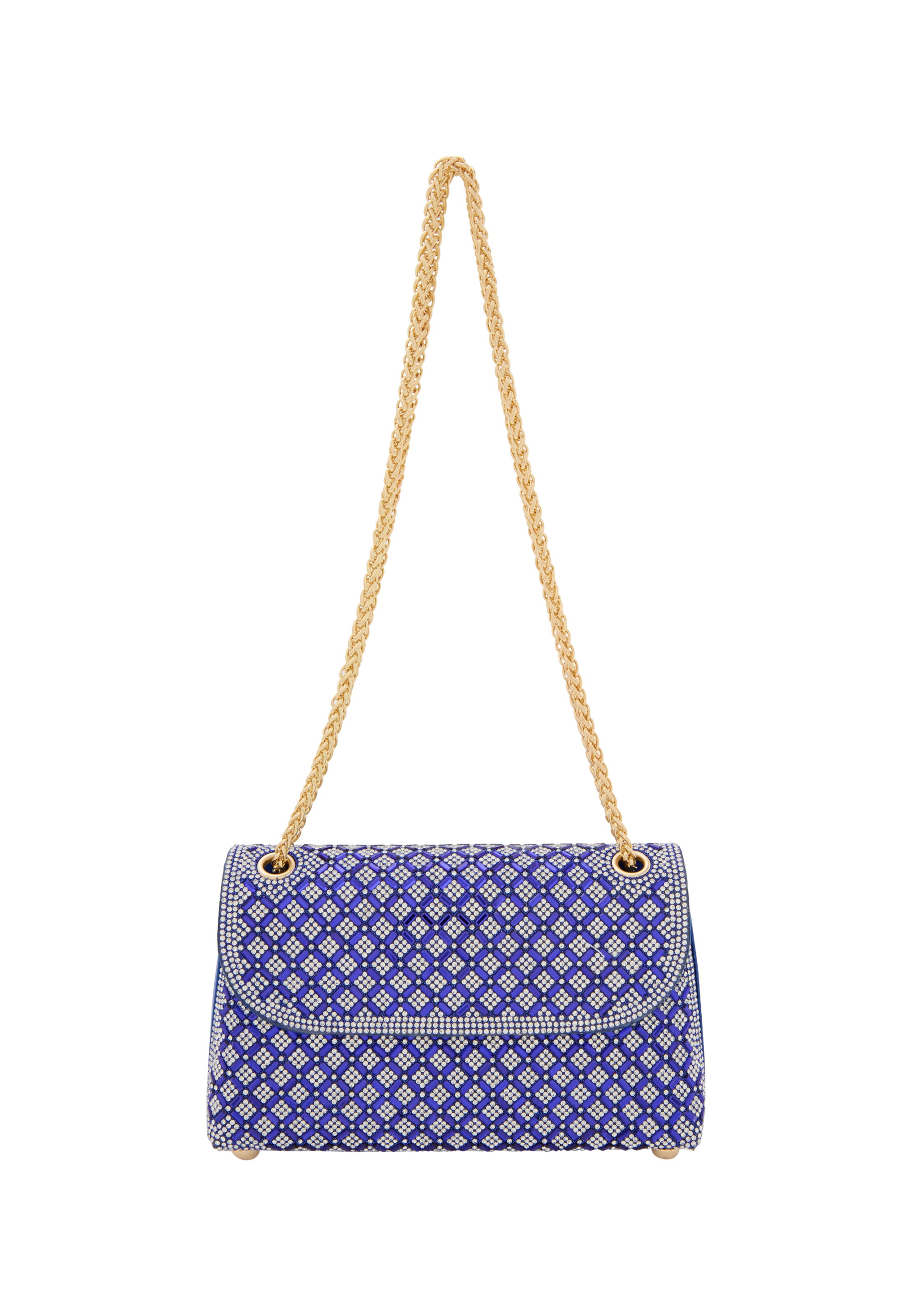 faina - Clutches em azul: frente