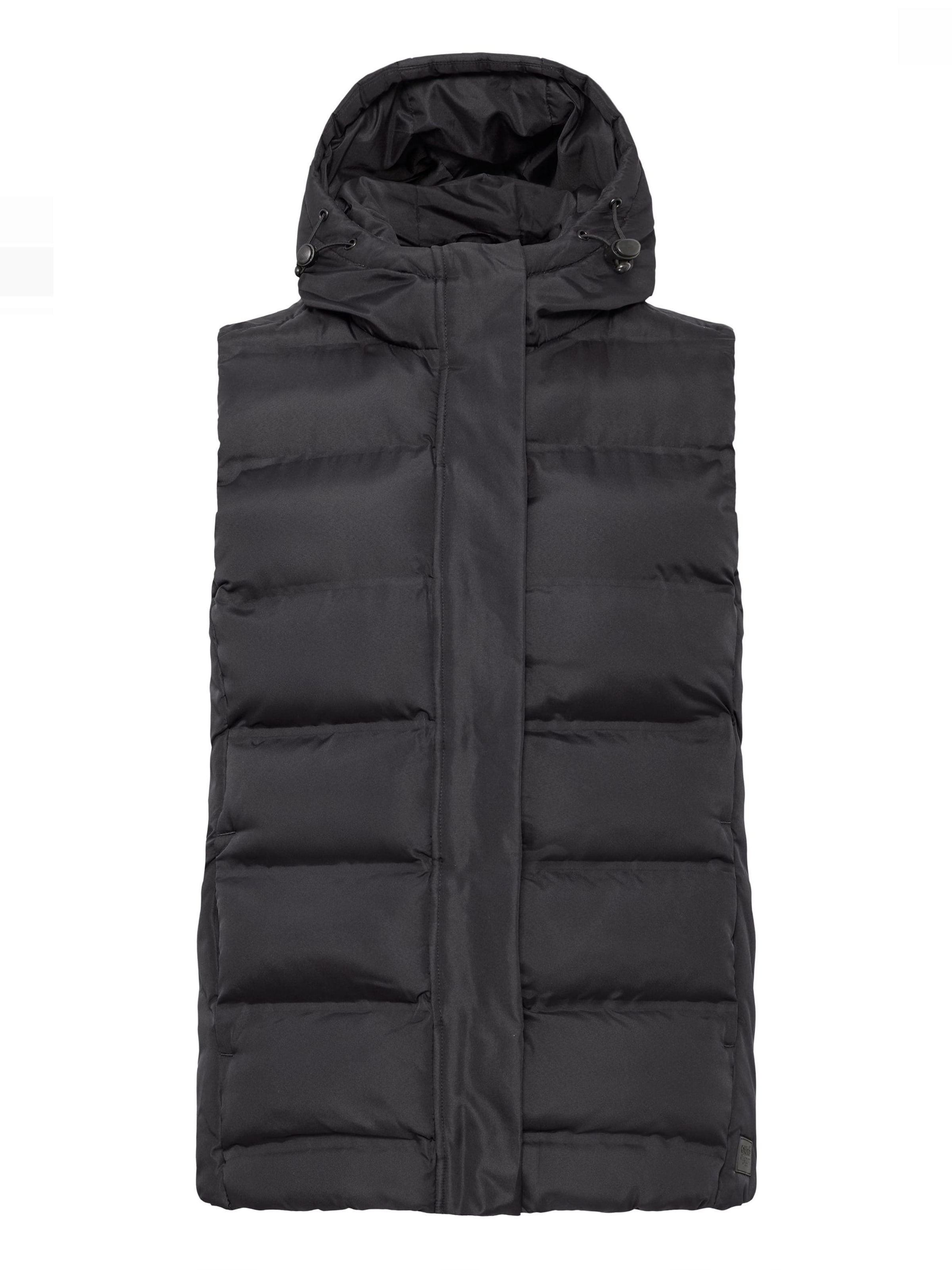 Gilet ' OXMARIANN ' Oxmo en noir : devant