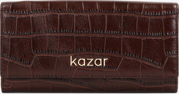 Kazar Wallet in Brown: front