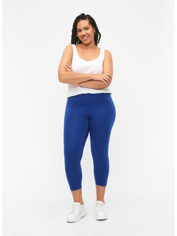 Zizzi Skinny Leggings in Blauw