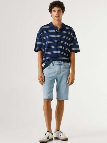 Pepe Jeans Regular Short 'Cash' in Blau