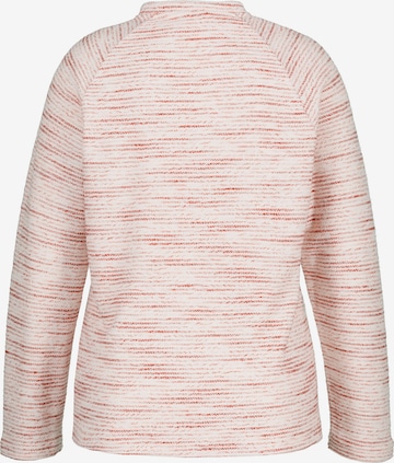 Ulla Popken Sweatshirt  (GOTS) in Rot