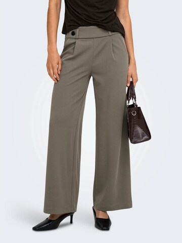 JDY Loose fit Pleat-Front Pants 'JDYGEGGO' in Grey: front