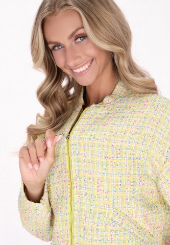 Veste mi-saison IZIA en jaune
