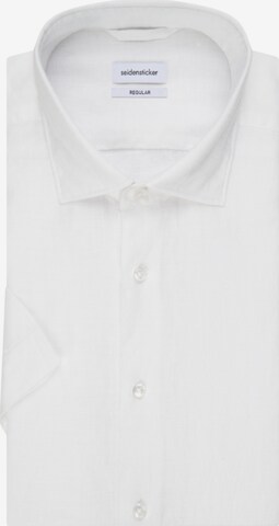 Coupe regular Chemise business SEIDENSTICKER en blanc