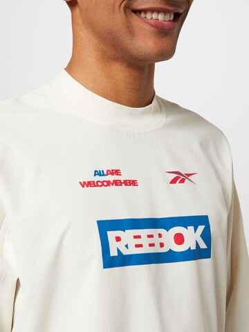 T-Shirt fonctionnel 'Graphene' Reebok en blanc