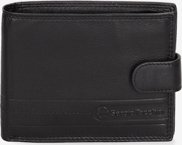 Sergio Tacchini Wallet in Black: front