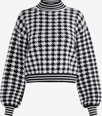 Pull-over faina en noir : devant