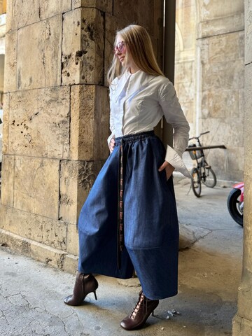 IUnique Wide leg Byxa 'Ballonique Denim' i blå